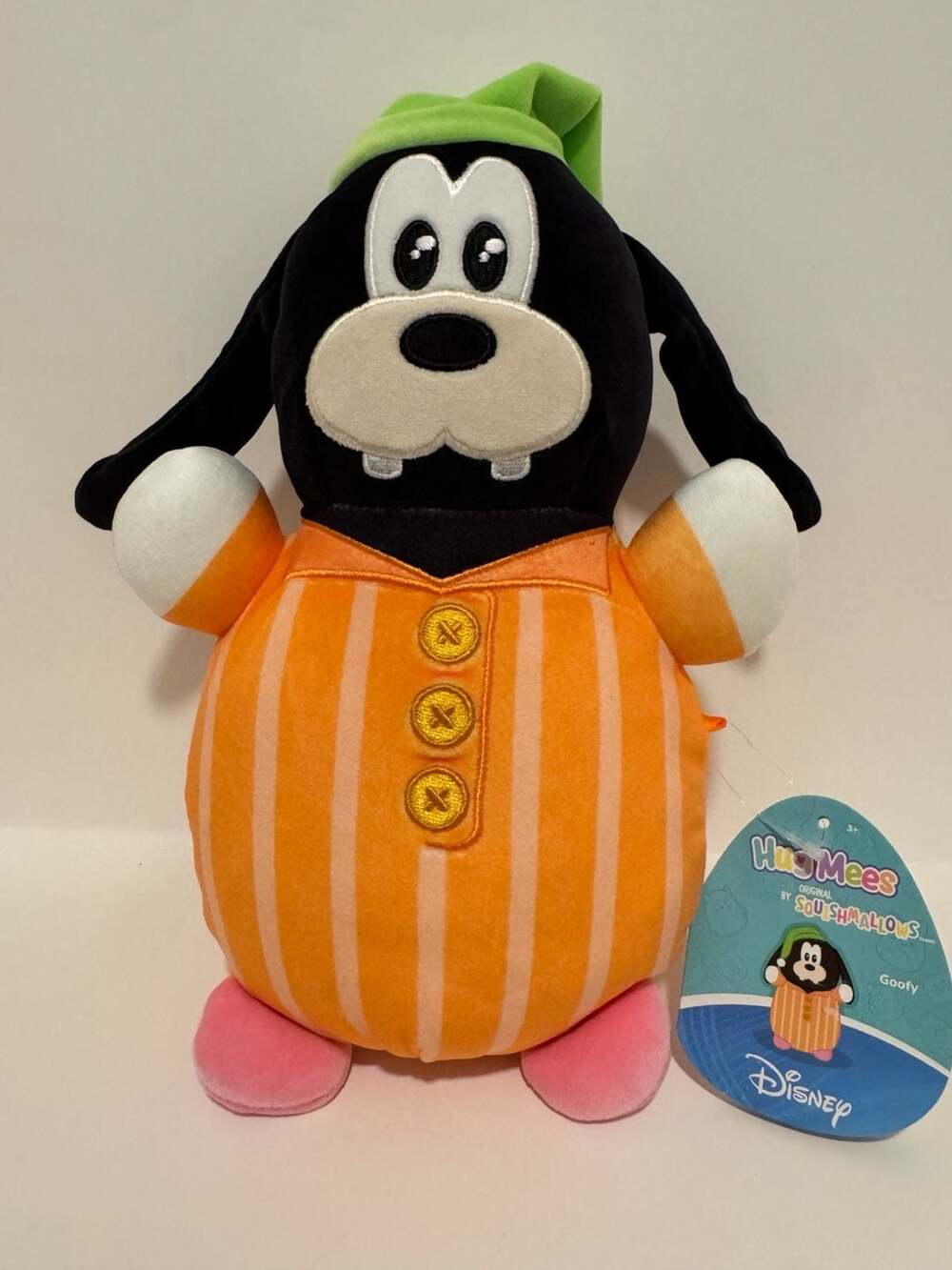 Squishmallows Disney HugMees Goofy 10-Inch Plush in Pajamas